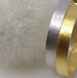 ImNos - Silberkreolen (ø 30 mm) mit 18 Karat Gold- oder weisser Rhodiumbeschichtung