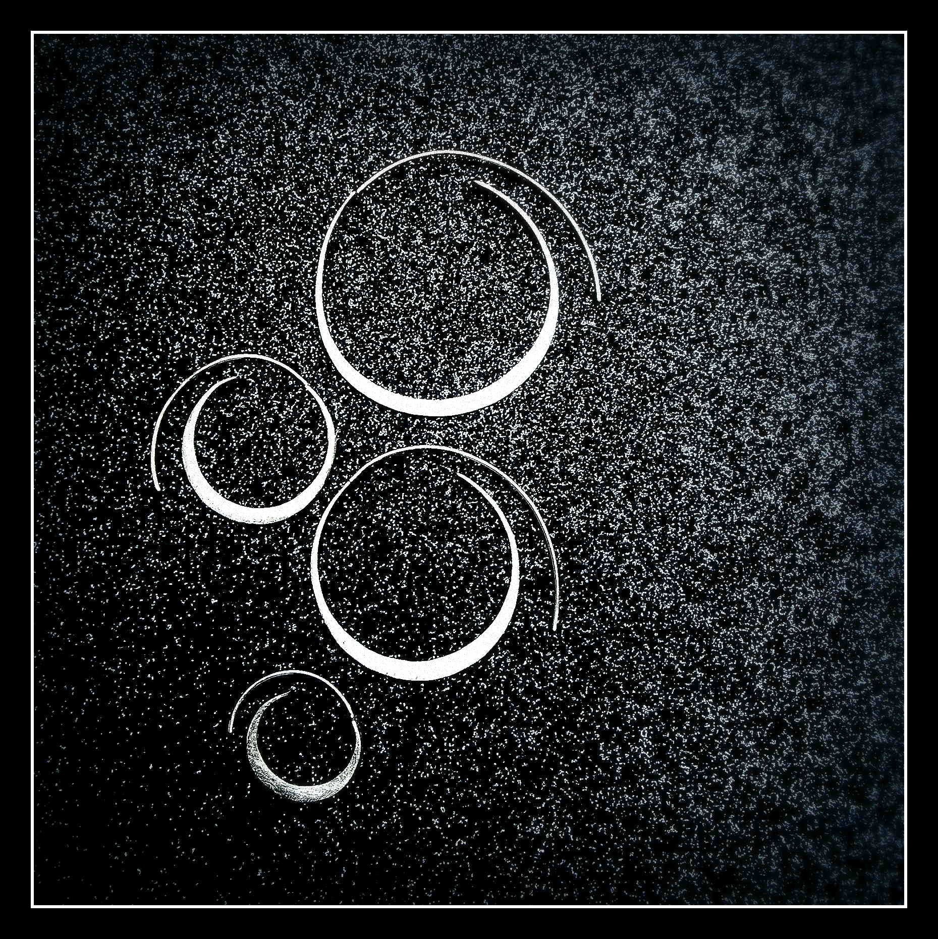 PaKti - hoops (ø 35mm) in silver or silver gold plated