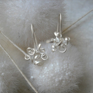 QuaDDaM - Sterling Silver dangle earrings, available in 3 finishes